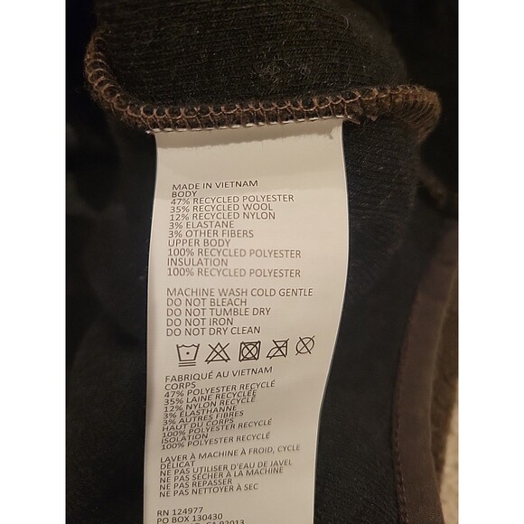 NWT Prana IncrediWool 1/2 Zip Sweater Pullover Men's XL Slate Green Heather - Picture 9 of 9